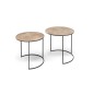 TABLE GIGOGNE 'LAINA' SET DE 2 MÉTAL