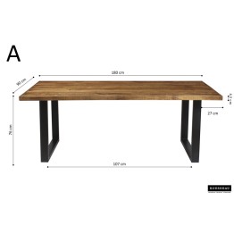 TABLE 'NICOLAII' 180 CM MANGILIA