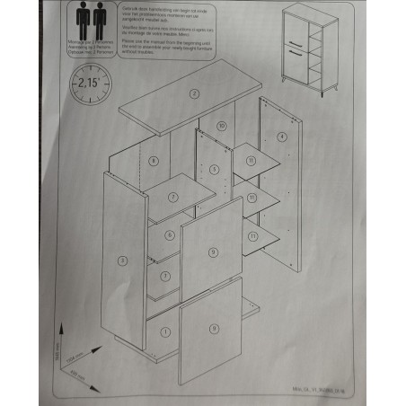 Argentier Mauny 110cm Destockage