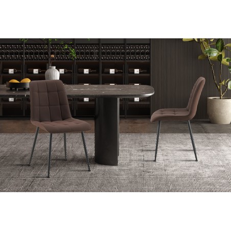 Chaises Fury PVC choco prix pièce
