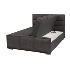 Boxspring Amelia 140/200cm tissus éléphant