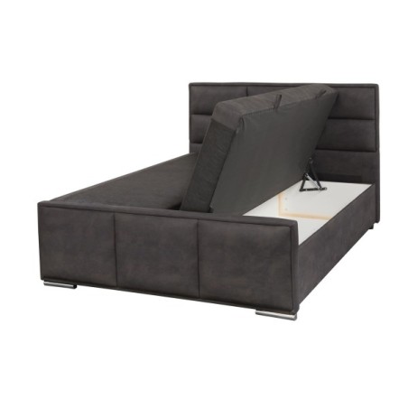 Boxspring Amelia 140/200cm tissus éléphant