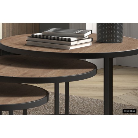 Table basse 'Lenix' set de 3 Mangolia