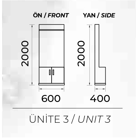 Asya Module Porte manteau