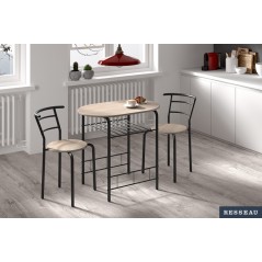 Set table + 2 chaises Adama