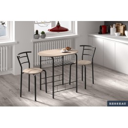 Set table + 2 chaises Adama