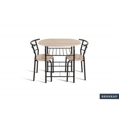 Set table + 2 chaises Adama