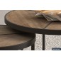 TABLE BASSE 'LAVA' SET DE 2 MANGOLIA