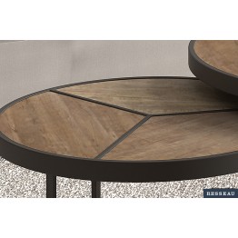 TABLE BASSE 'LAVA' SET DE 2 MANGOLIA