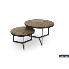 TABLE BASSE 'LAVA' SET DE 2 MANGOLIA