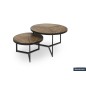 TABLE BASSE 'LAVA' SET DE 2 MANGOLIA