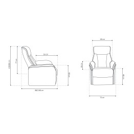 RELAX ELECTRIQUE 'MIAMIA' PVC