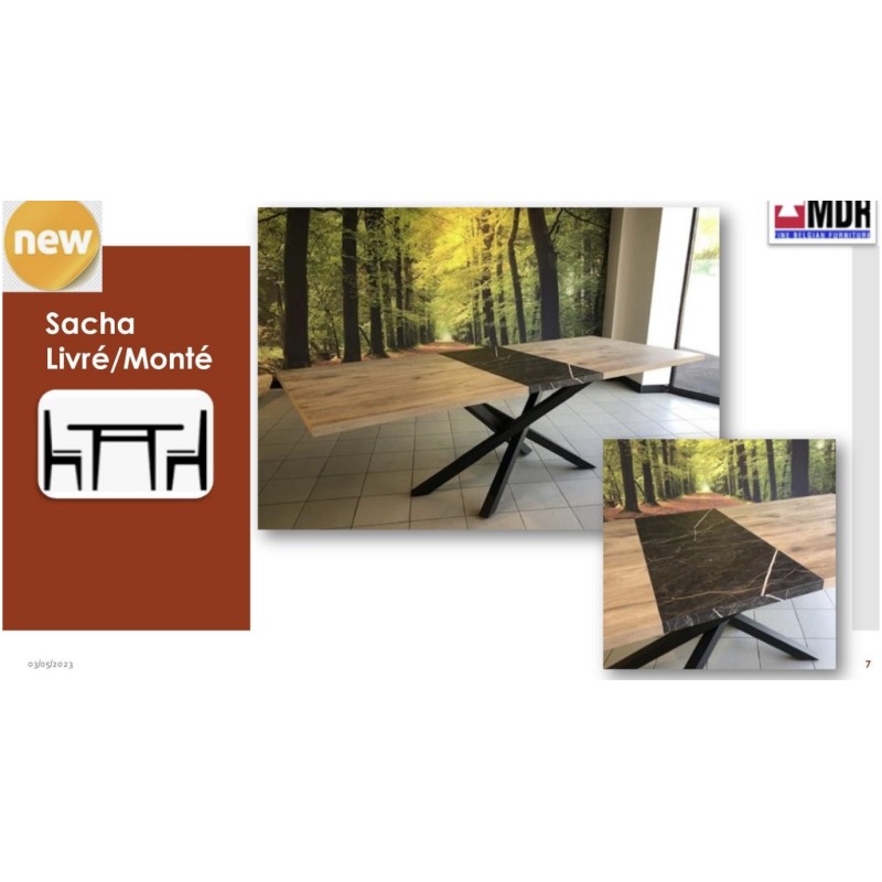 Table Aaron effet industriel  