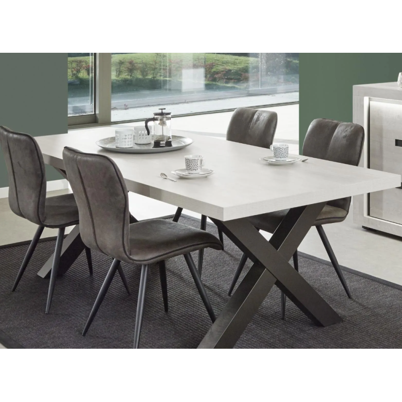 Table repas rectangulaire Ludovic 220 cm chênes andes