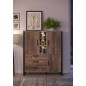 Highboard Emilio 138/155/45cm