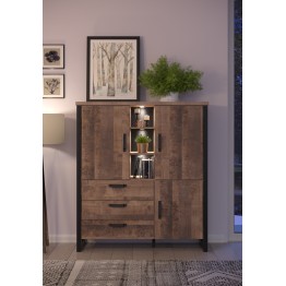 Highboard Emilio 138/155/45cm